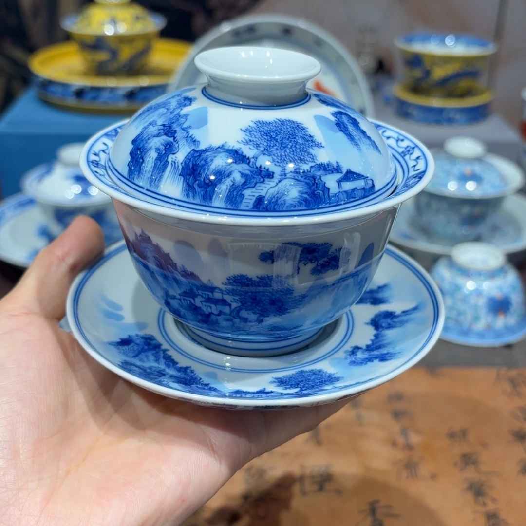 手工手绘陶瓷茶具