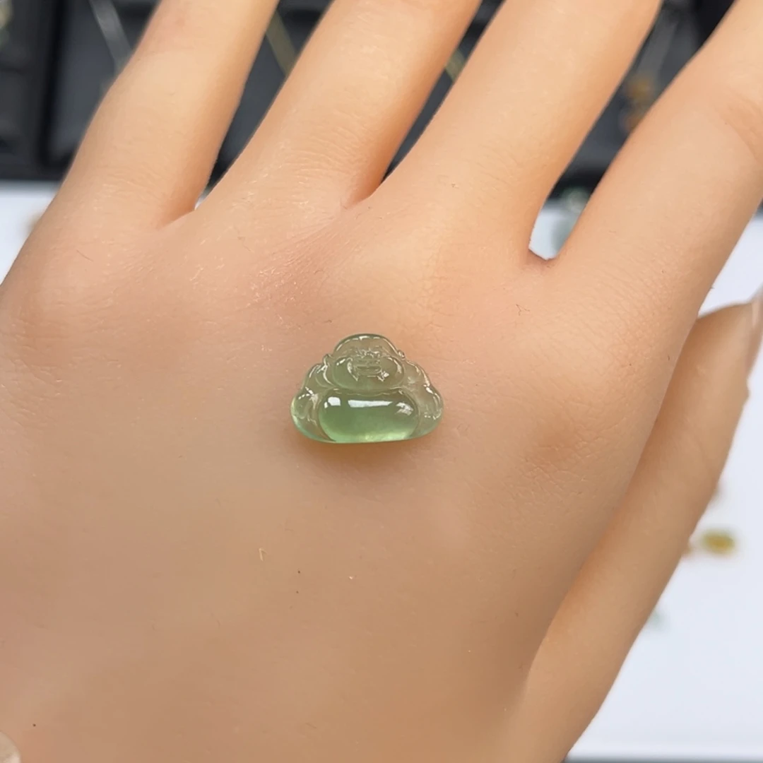 翡翠裸石福利佛公