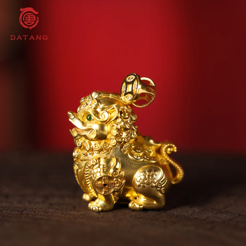 【罗天大J】才库18K貔貅吊坠X33860-1