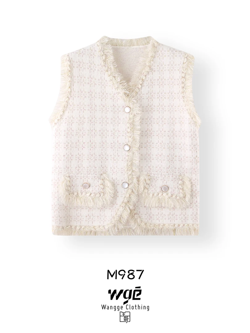 2025年新款显瘦网红气质时尚洋气女装小香风987