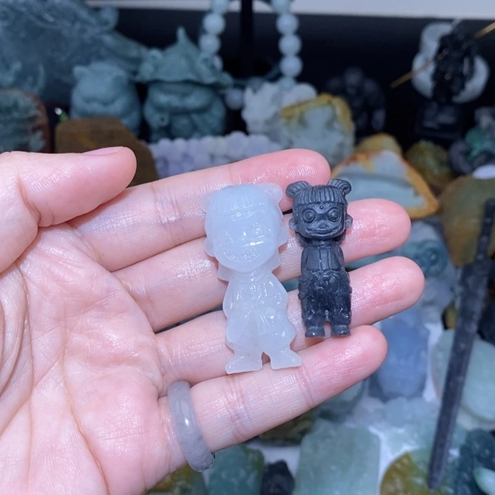 定制翡翠未镶嵌万**火翡翠