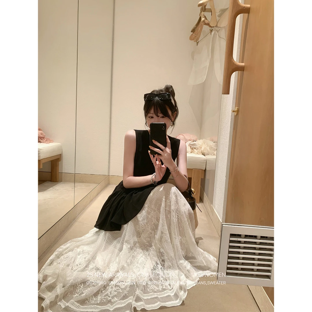 YESWOMEN夏日奥黛丽·垂坠肌理上衣搭立体花蕾丝半裙XYF6254B3524