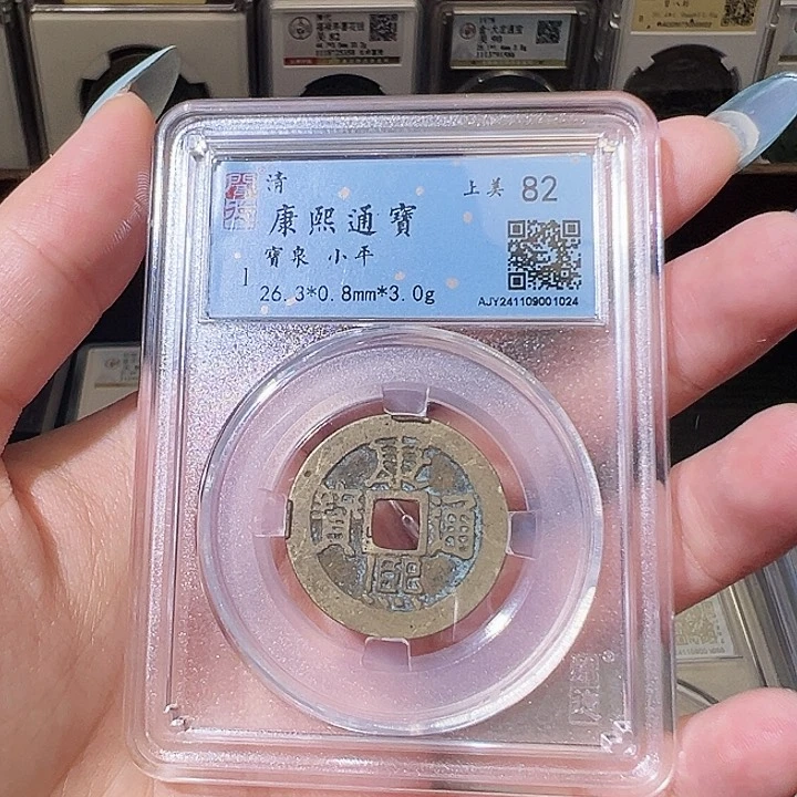 铜康熙通宝 宝泉 闻德评级1024