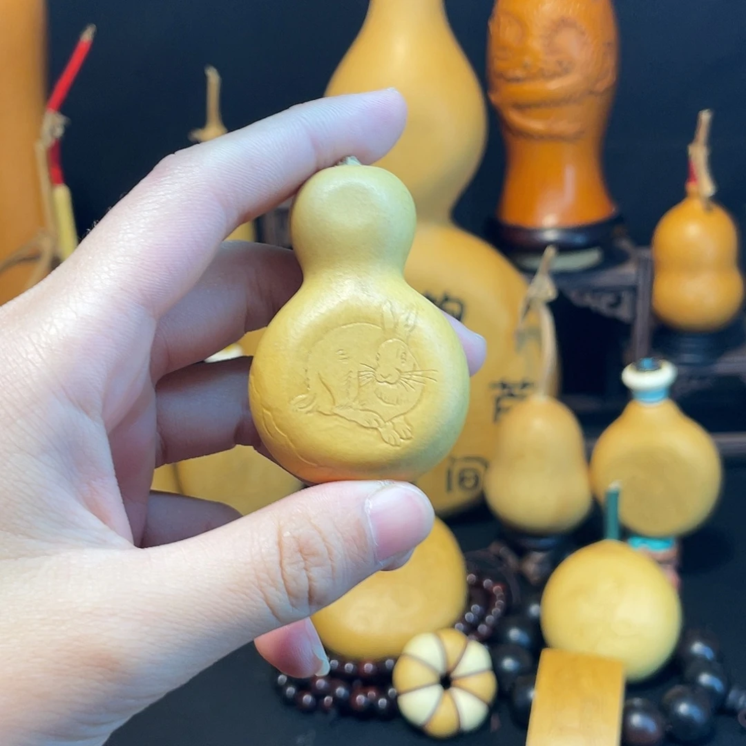 兔子押花葫芦葫芦