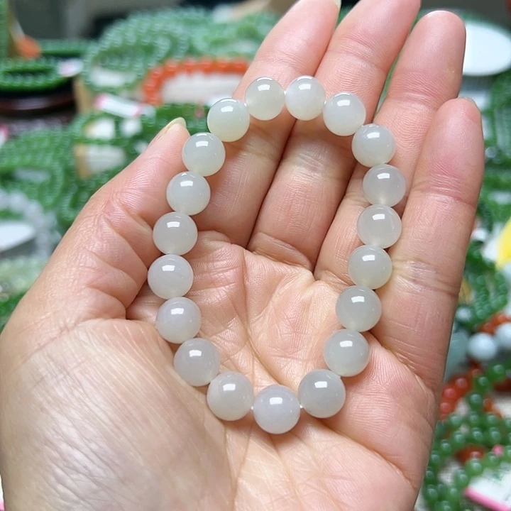 和田玉手串未镶嵌