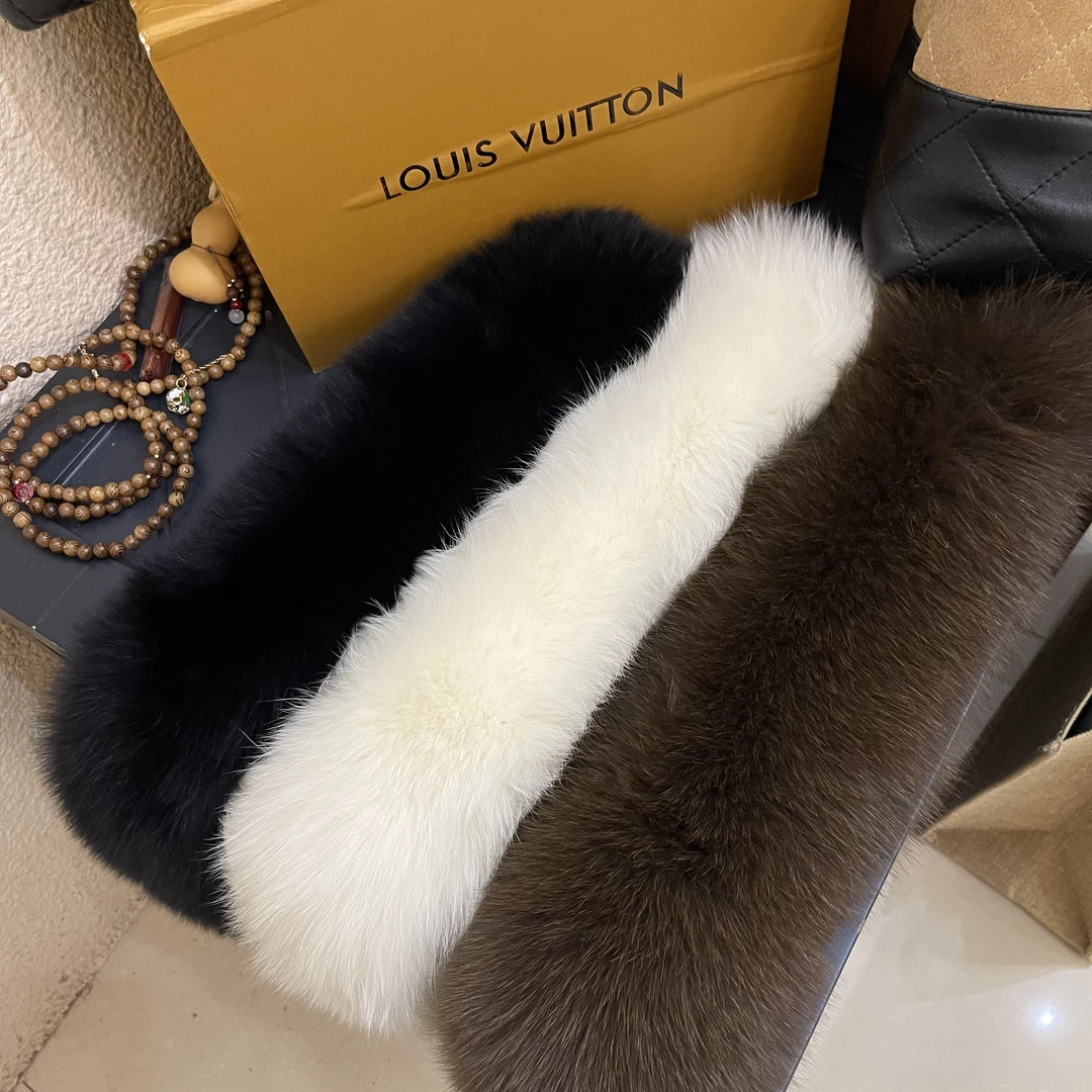 冬季新款狐狸毛围巾百搭保暖网红时尚加厚韩版大毛领