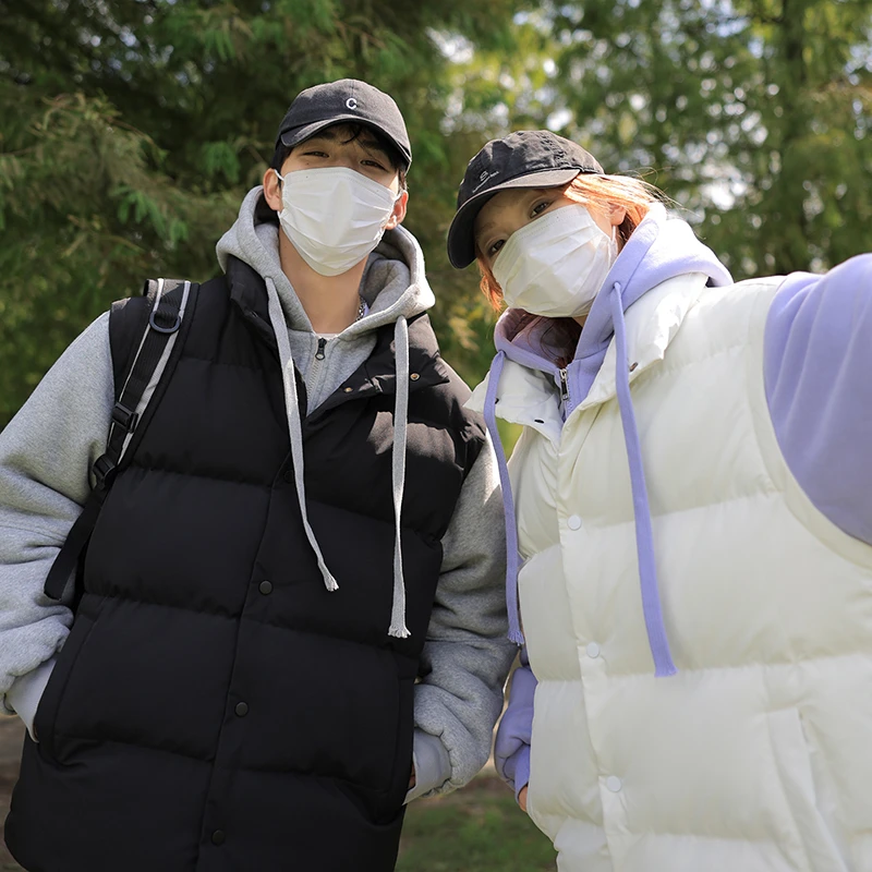 假两件连帽棉衣男秋冬季新款潮流百搭加厚保暖男生面包服棉袄外套