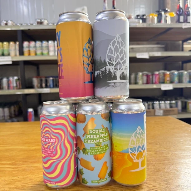 Burlington啤酒树浑浊IPA啤酒5瓶473毫升✖️5瓶