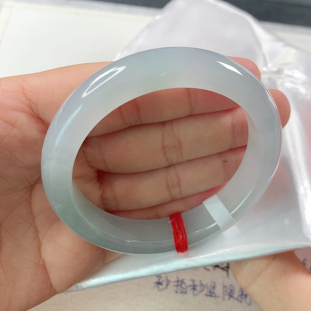 未镶嵌手镯翡翠高货微瑕漏⑨⑨