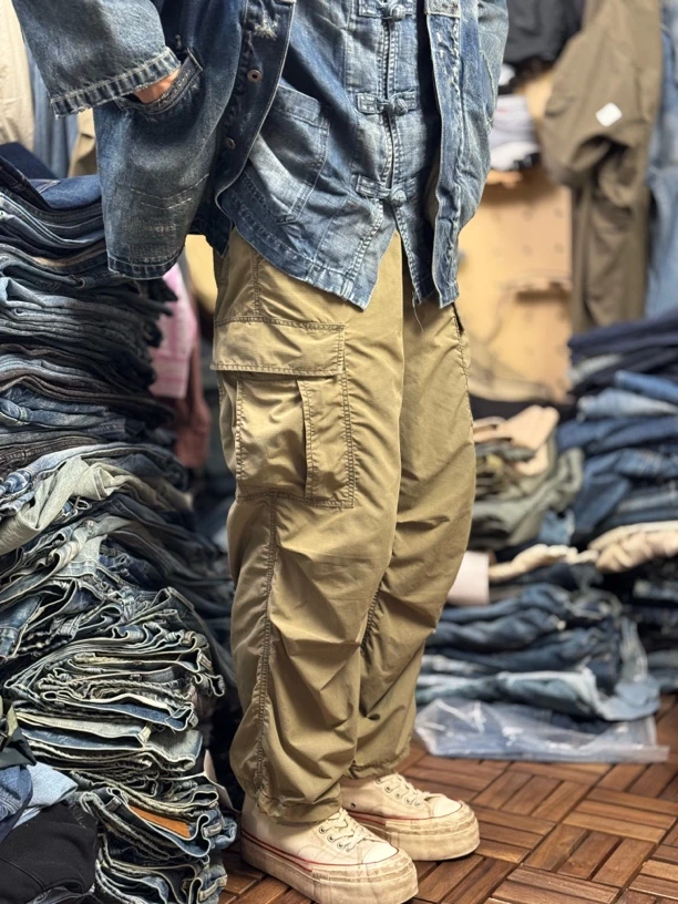 夏季速干伞兵裤户外轻量大口袋纯色机能款