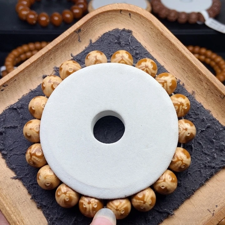 手串紫金鼠12mm精品熊猫