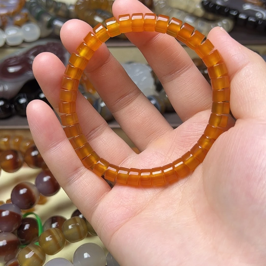 未镶嵌玛瑙手串玛瑙/玉髓