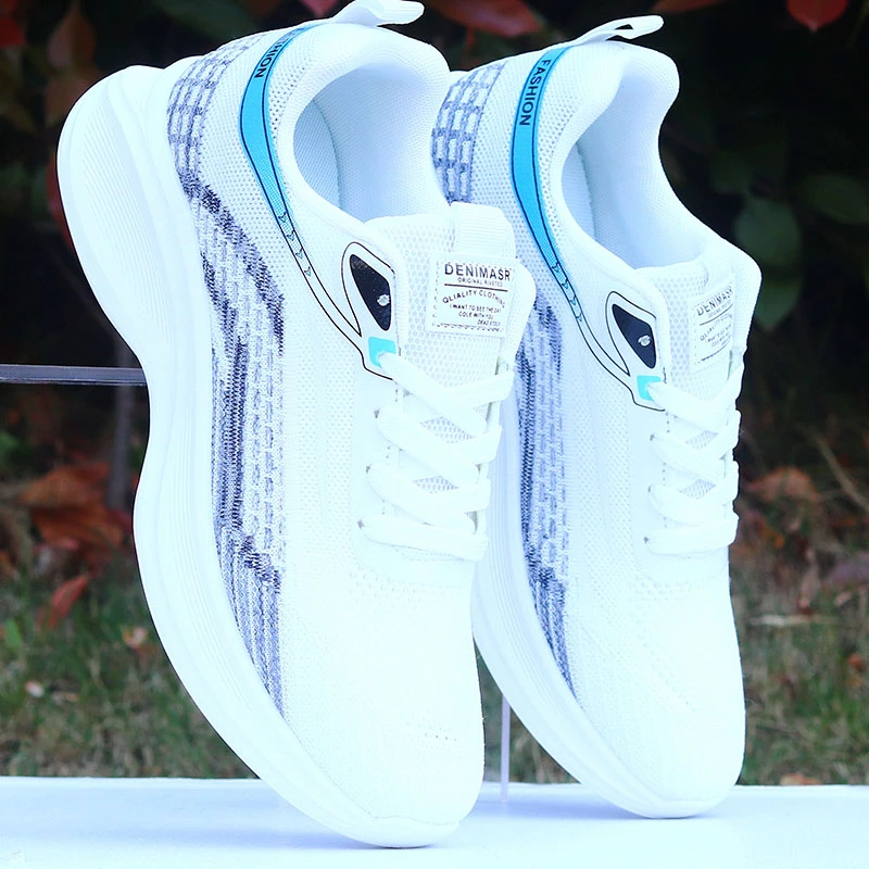 软底夏季运动鞋透气百搭时尚休闲鞋防臭防滑网面男鞋潮流秋季鞋子