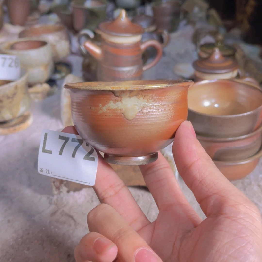 纯手工制作柴烧纯手工制作柴烧杯772