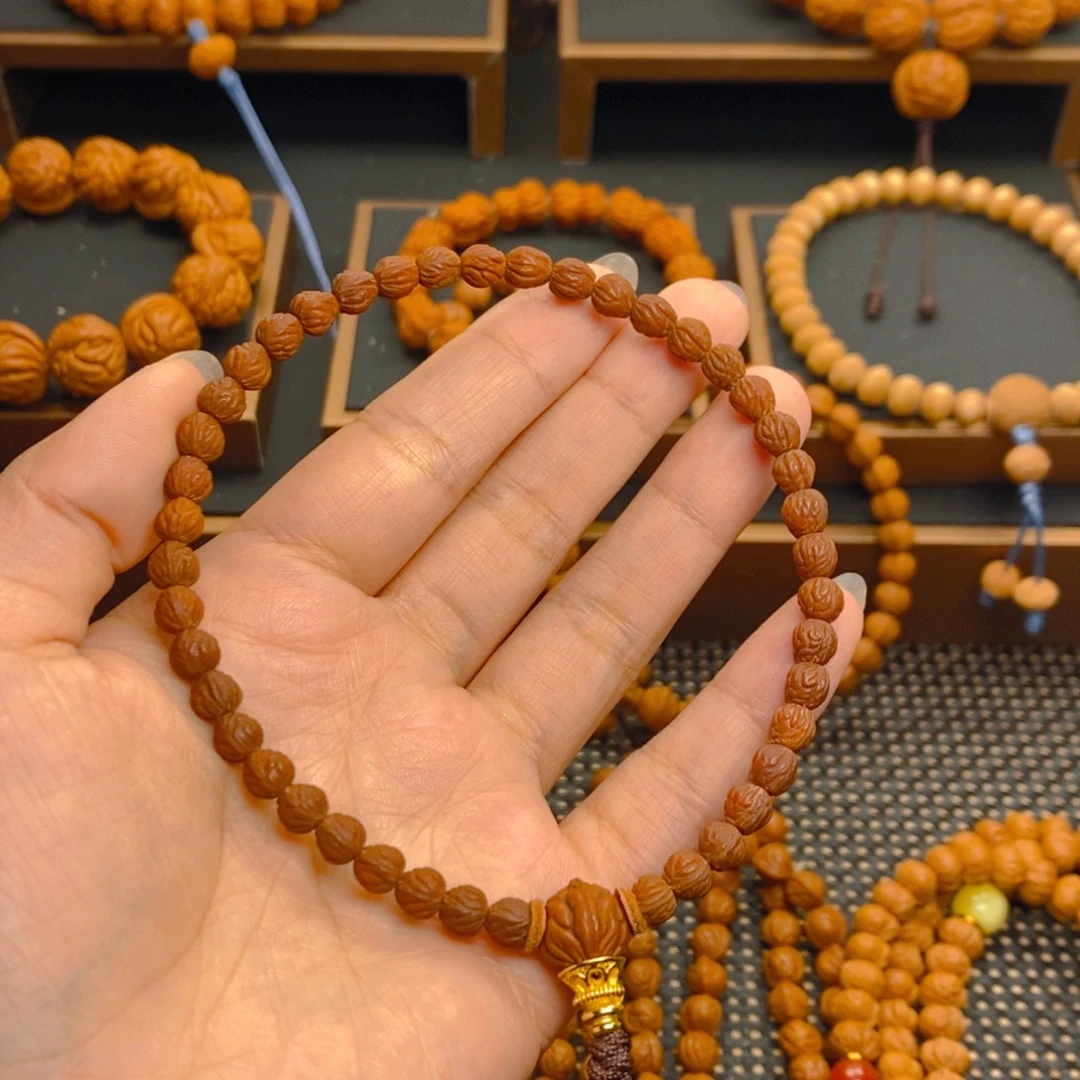 永***败桃核吊坠秦岭森林06