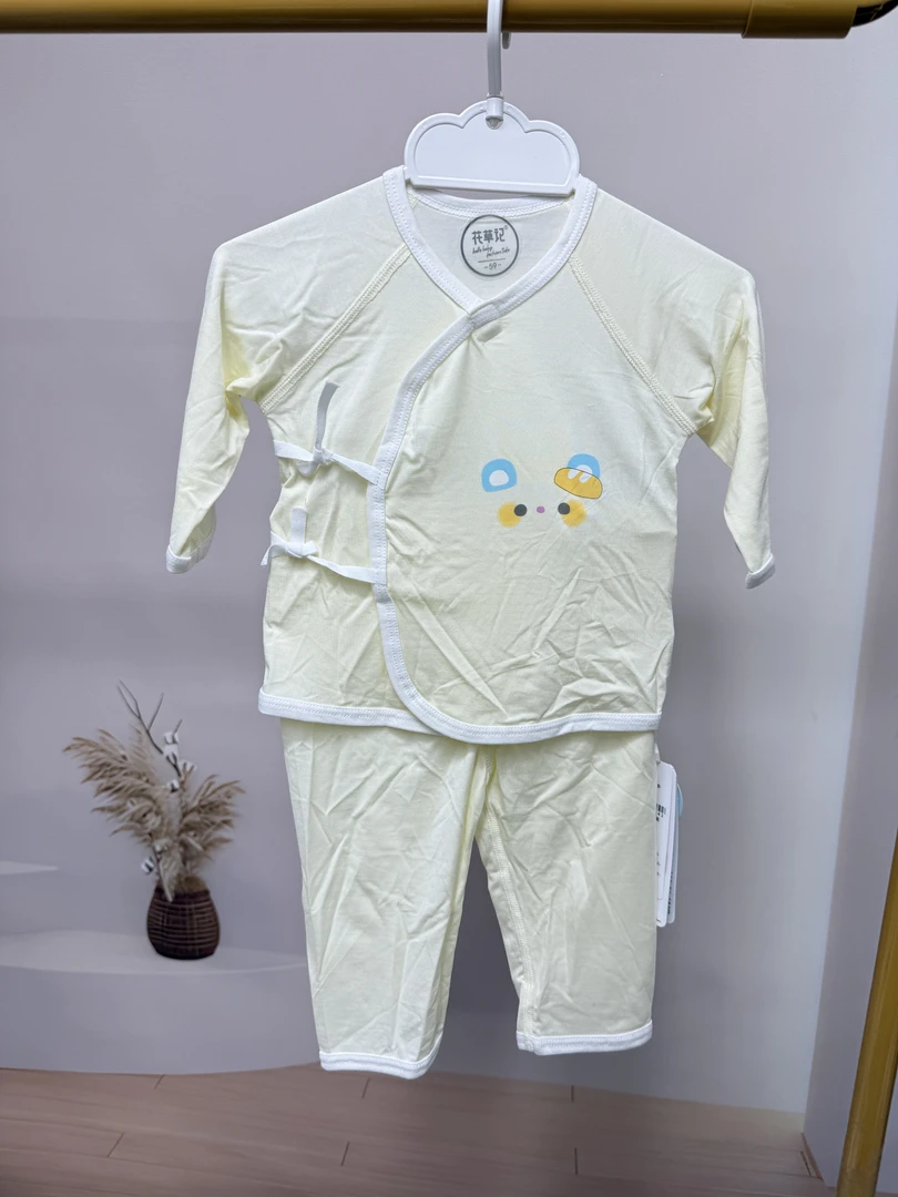 薄款中国风卡通风中性系带小清新套装卡通动漫通用常规碎花夏季