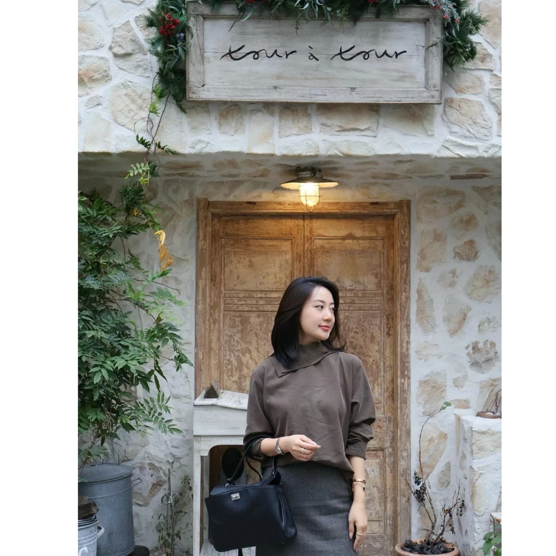 <特价款 NO退NO换！>MEIYINA定制 欧尼温柔风 两面穿优雅长袖衬衫