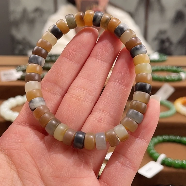 和田玉未镶嵌手链