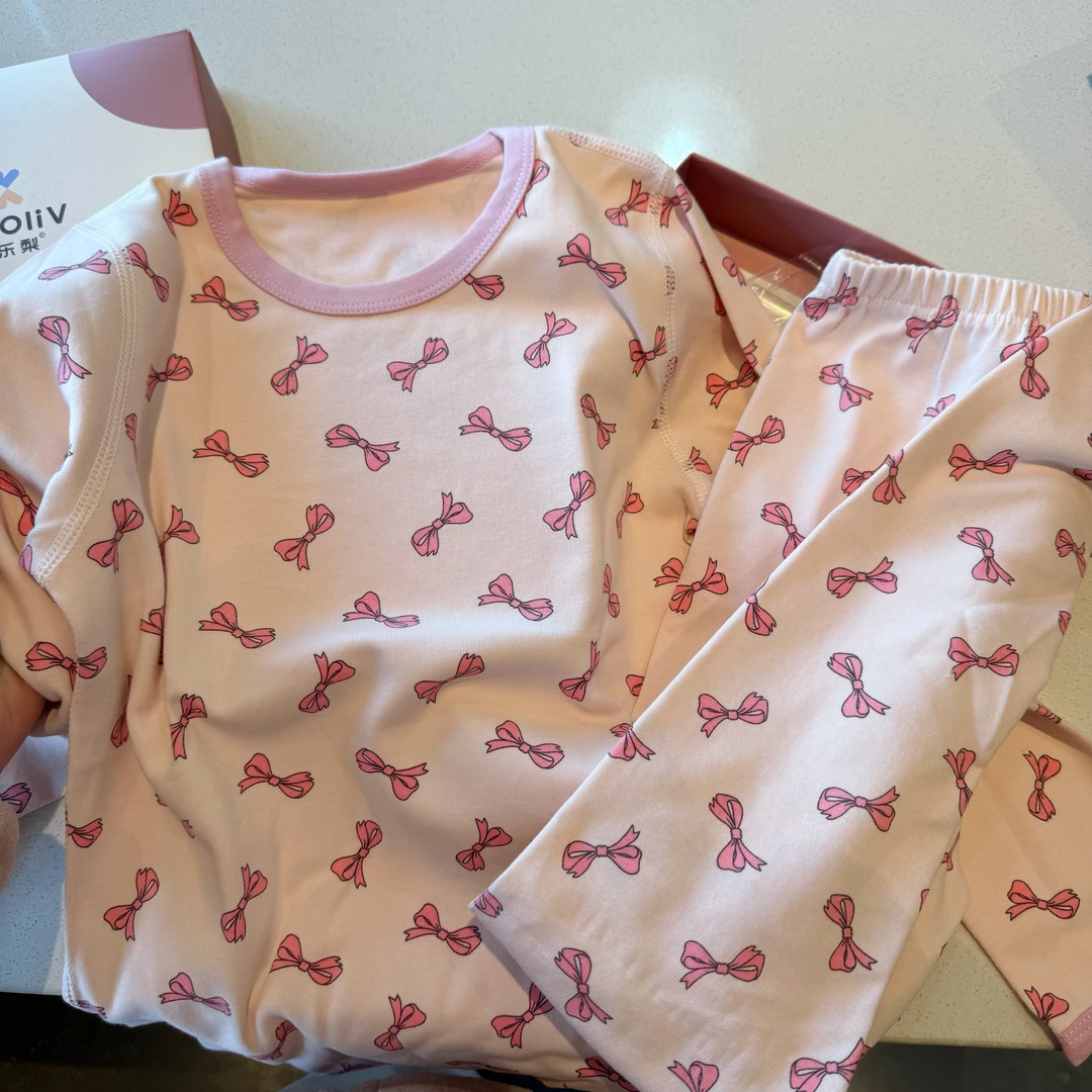 泡妈童装  2024秋季儿童男童女童冬季家居服9001-23