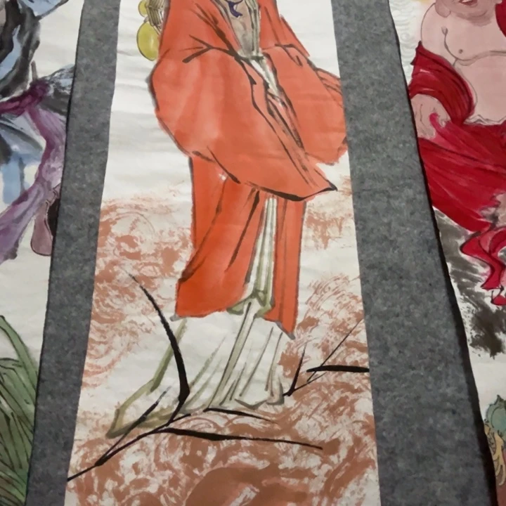 带灯款淄博大鱼书画艺术