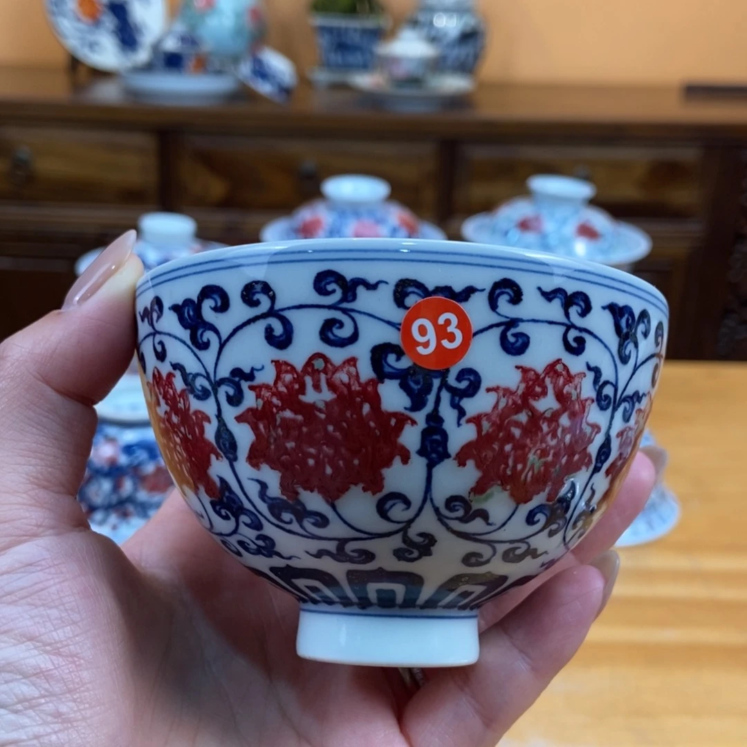 手绘现代茶具非古董