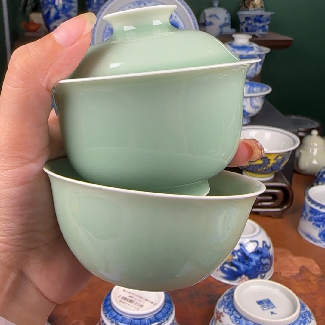 杯景雨工坊 微瑕 盖碗➕杯