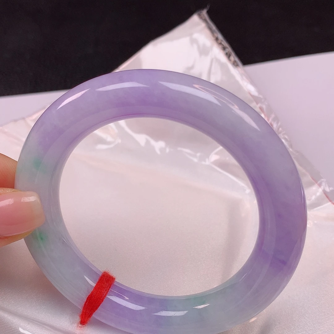 【闪购商品】未镶嵌手镯翡翠56圆条手镯