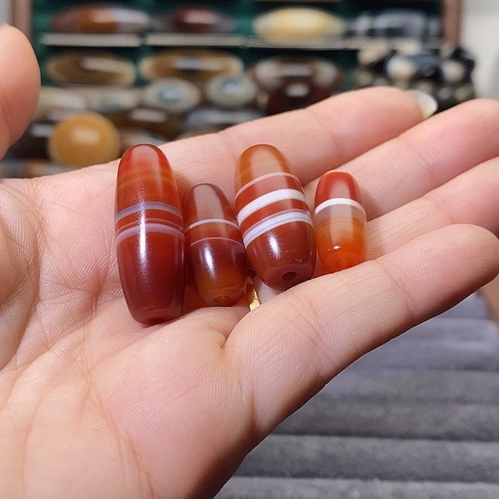 1***熊玛瑙/玉髓未镶嵌吊坠(不含链)