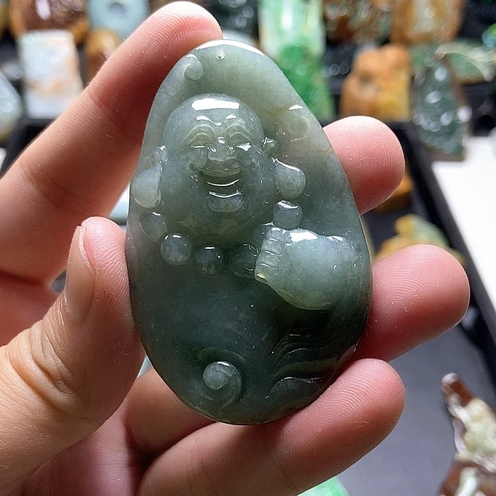 翡翠未镶嵌颈饰翡翠a货