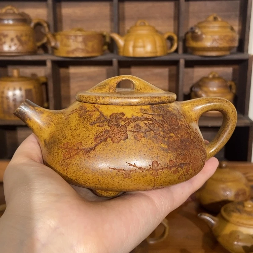 【闪购商品】茶壶紫砂黄*练一叶紫砂店手工壶