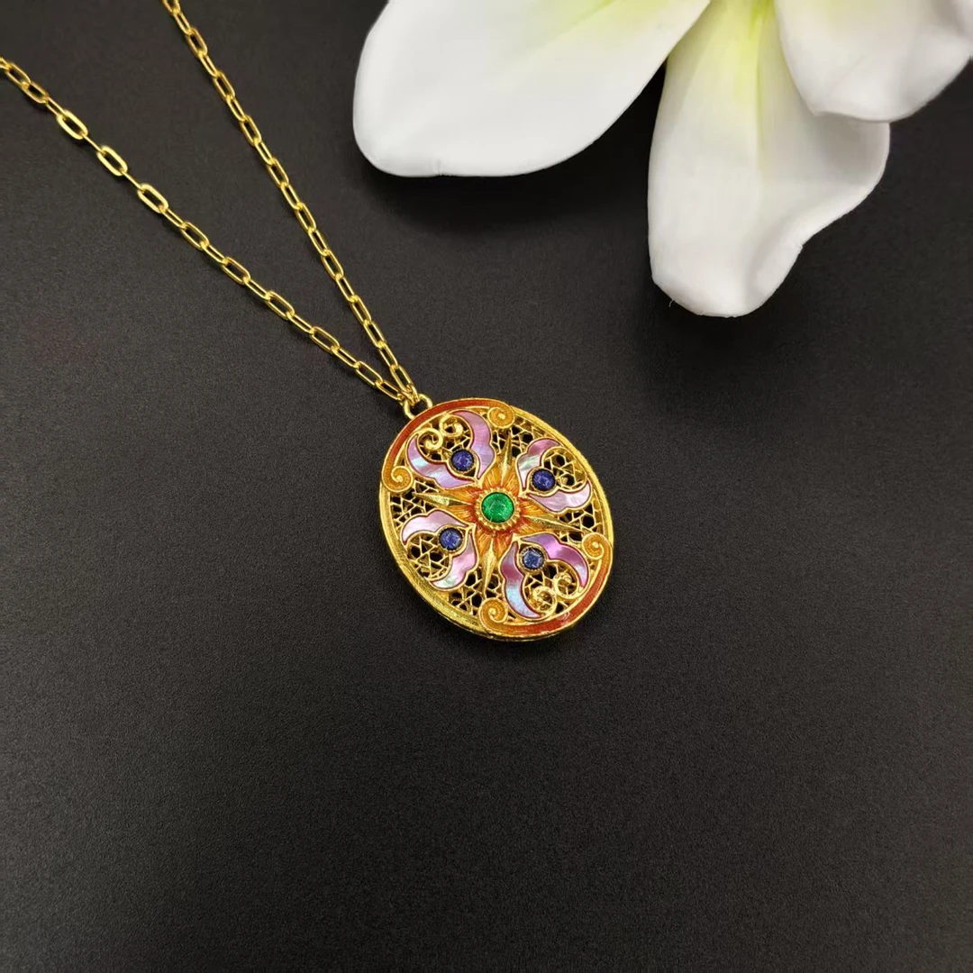 【恒潮珠宝】11.96g足金古法项链H0962807