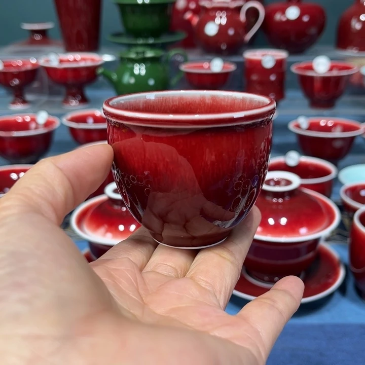 景德镇浅行窑小缸杯