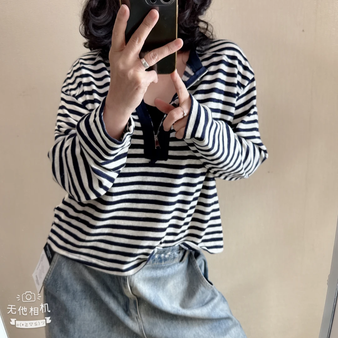 早春款 竹节棉百搭针织衫