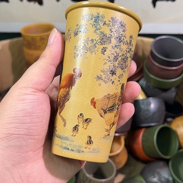 茶杯紫砂全手工紫砂主人杯