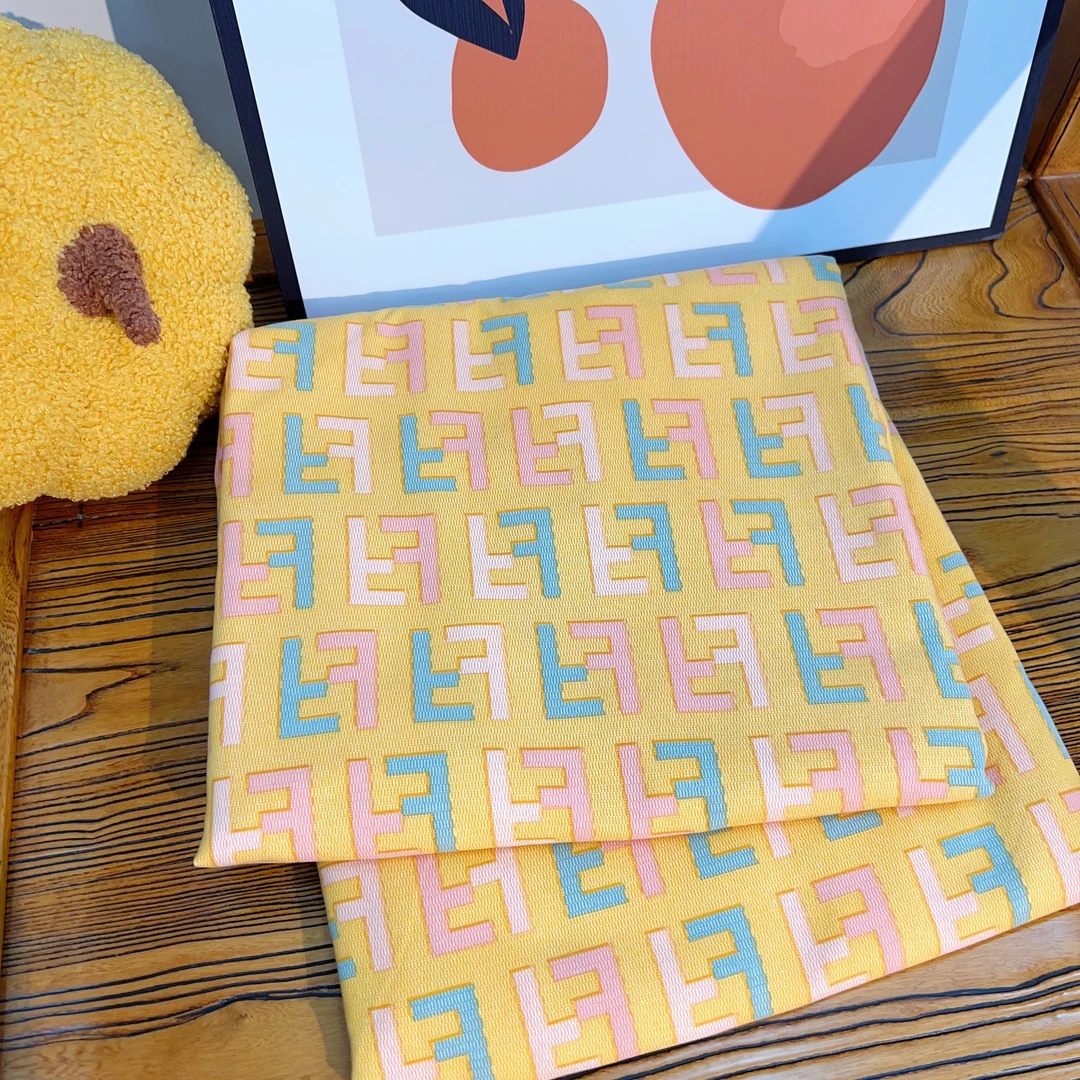 【F黄】-2.3X2.5小辣椒加厚磨绒床单一条