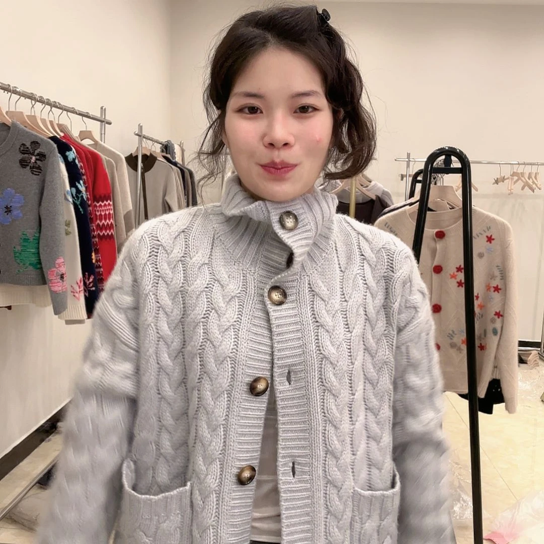 瓦莎同款山羊绒超厚款