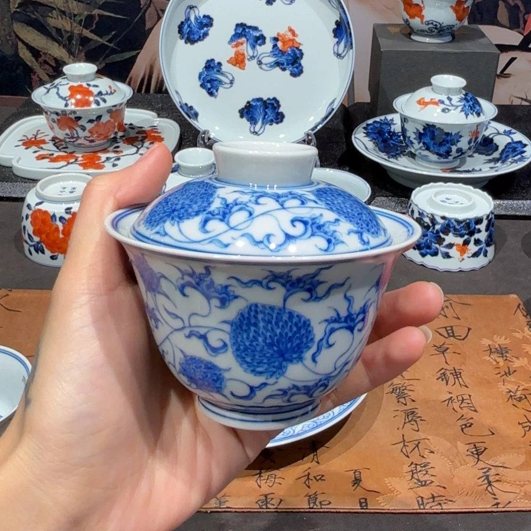 手工手绘陶瓷茶具
