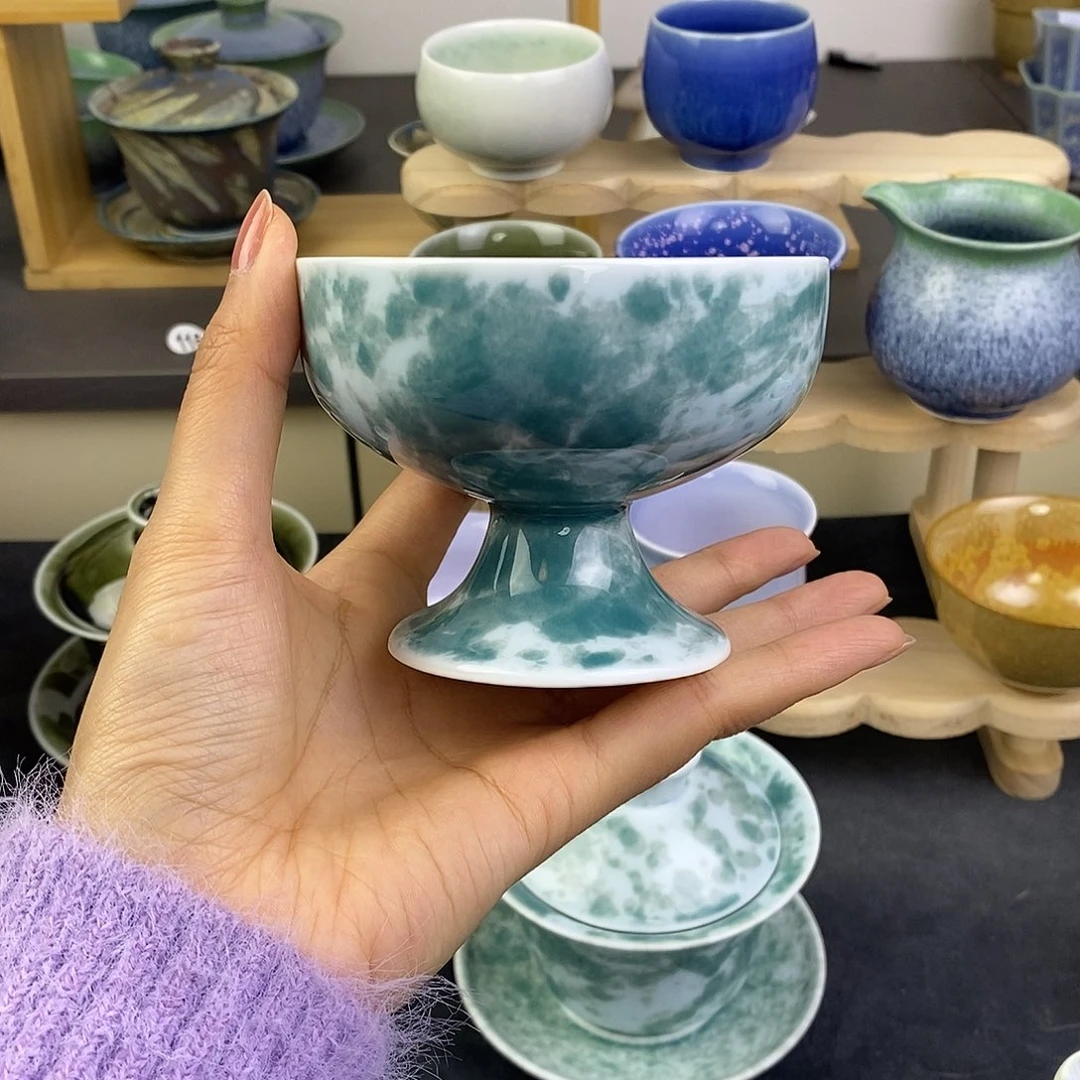 *****景德镇高温陶瓷高脚杯