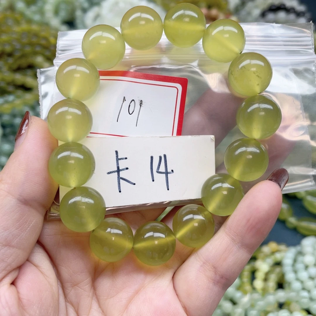 未镶嵌蛇纹石玉手串