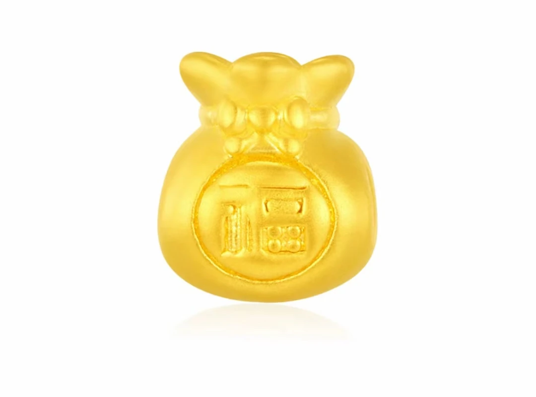 足金999钱袋子配件 dz012