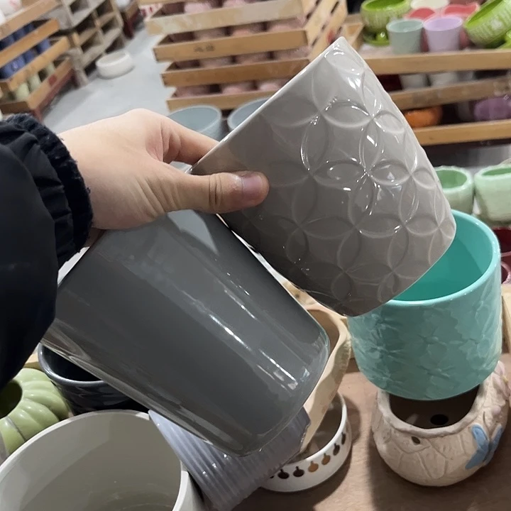 有孔！福利价陶瓷花盆性价比王炸！