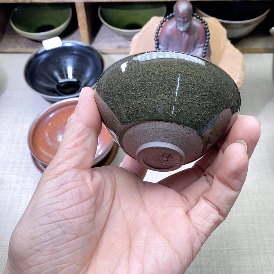 茶盏建盏主人杯漂亮019