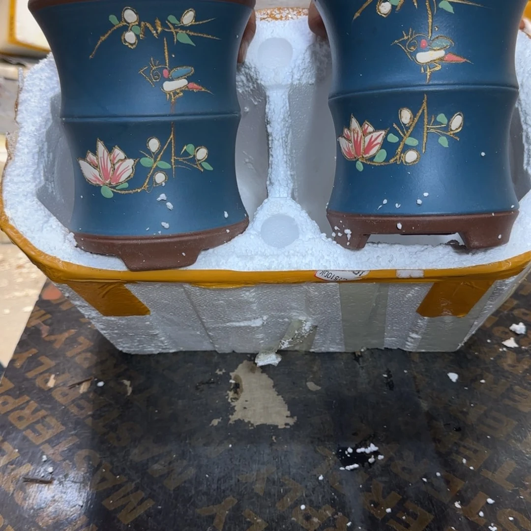 紫砂花盆瑕疵和瑕疵