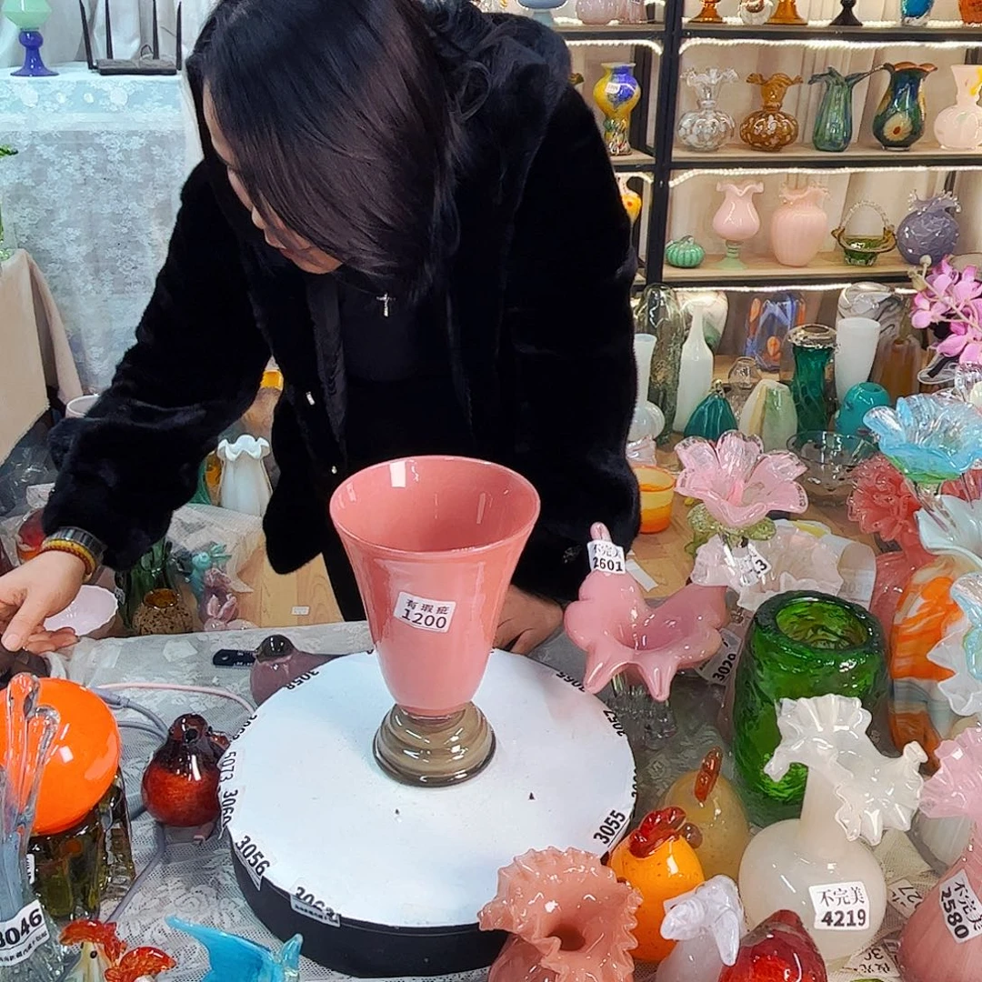 1200 家悦美居琉璃摆件瑕疵