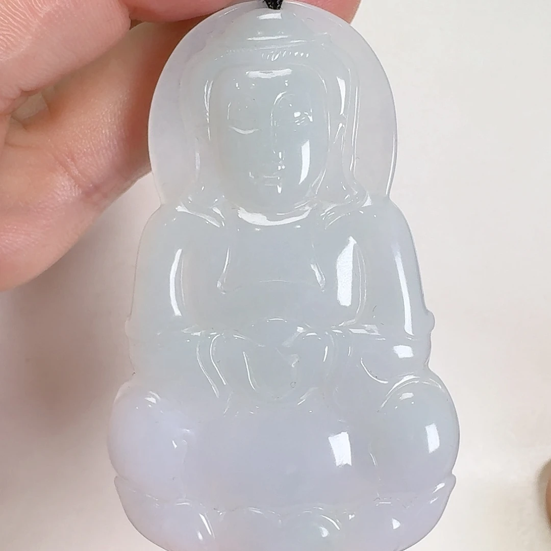 颈饰未镶嵌翡翠正装观音