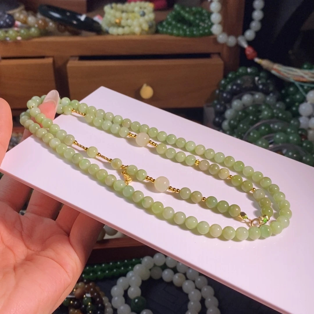 和田玉未镶嵌手链