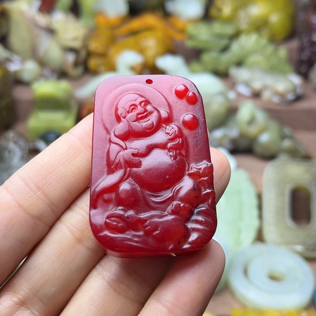 白玉菩提吊坠179。。