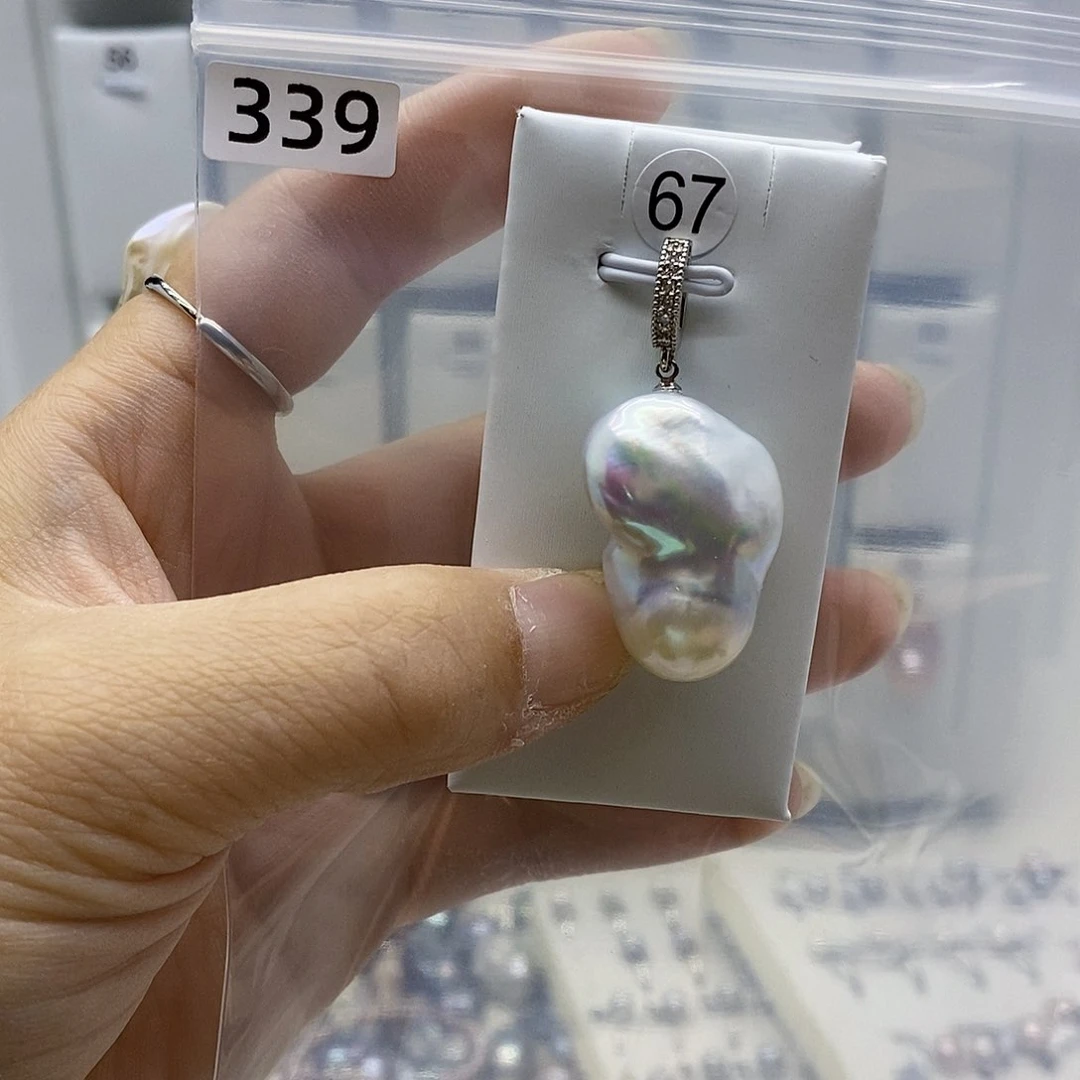 颈饰合金淡水珍珠