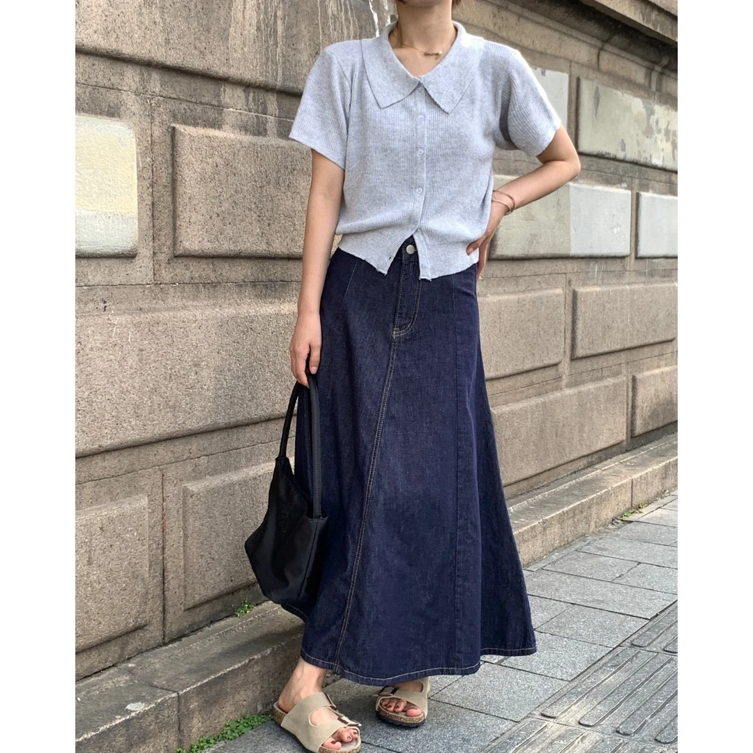 圆圆 【POLO T】休闲时尚夏季韩版翻领百搭纯色针织衫 YY 5399