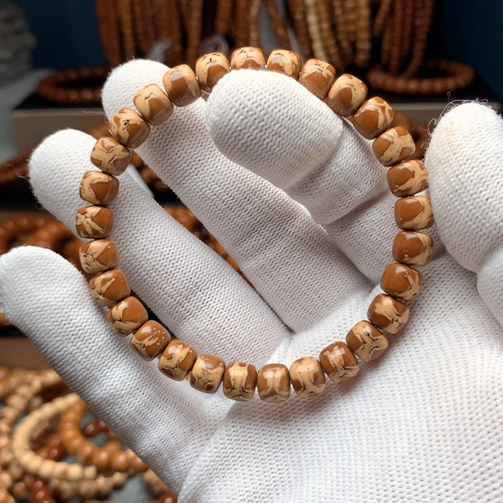 非金属木质紫金鼠9×8花鼠鬼脸单圈